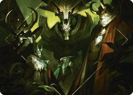 Meeting of the Five Art Card [Streets of New Capenna Art Series] | Jomio and Rueliete's Cards and Comics