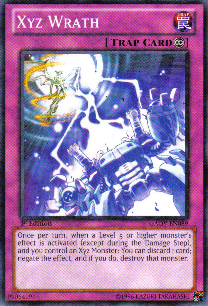 Xyz Wrath [GAOV-EN089] Common | Jomio and Rueliete's Cards and Comics
