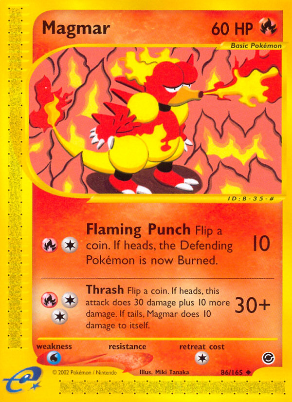 Magmar (86/165) [Expedition: Base Set] | Jomio and Rueliete's Cards and Comics