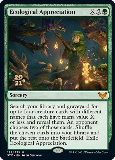 Ecological Appreciation [Strixhaven: School of Mages Prerelease Promos] | Jomio and Rueliete's Cards and Comics