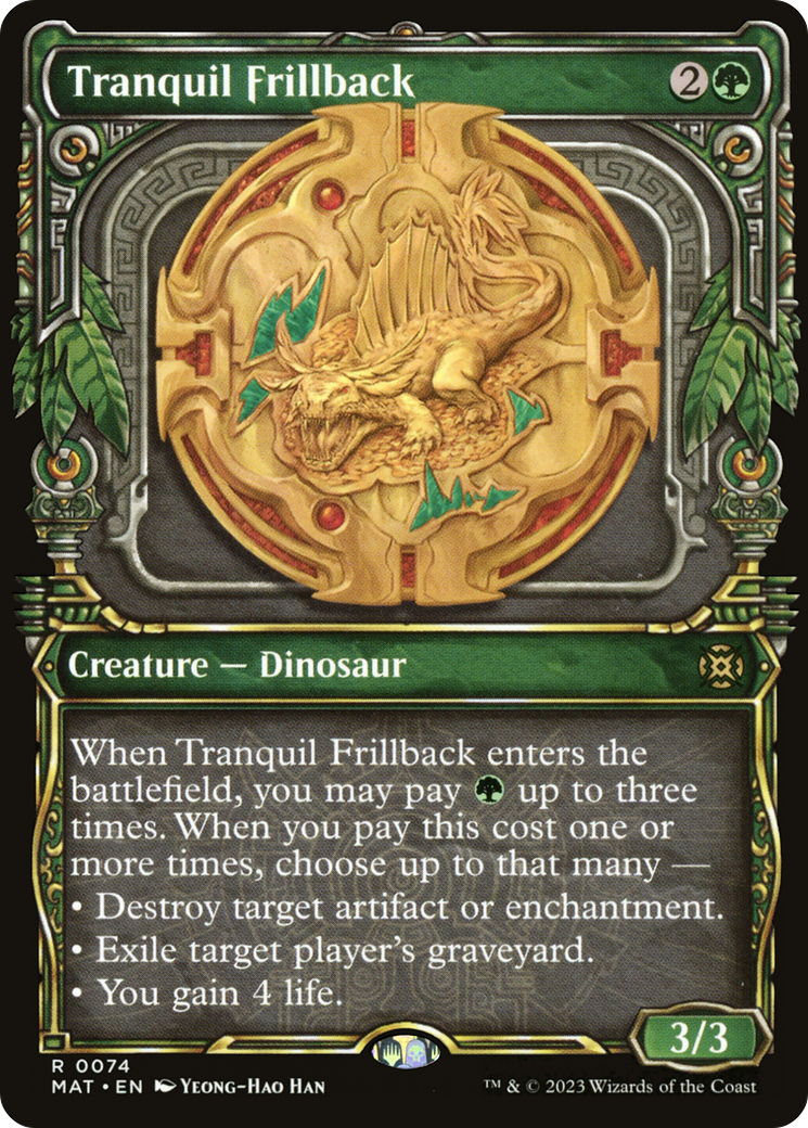 Tranquil Frillback (Showcase) [March of the Machine: The Aftermath] | Jomio and Rueliete's Cards and Comics