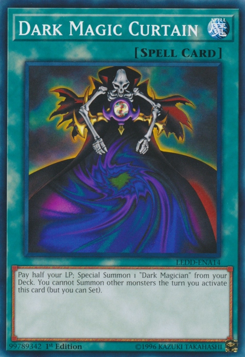 Dark Magic Curtain [LEDD-ENA14] Common | Jomio and Rueliete's Cards and Comics