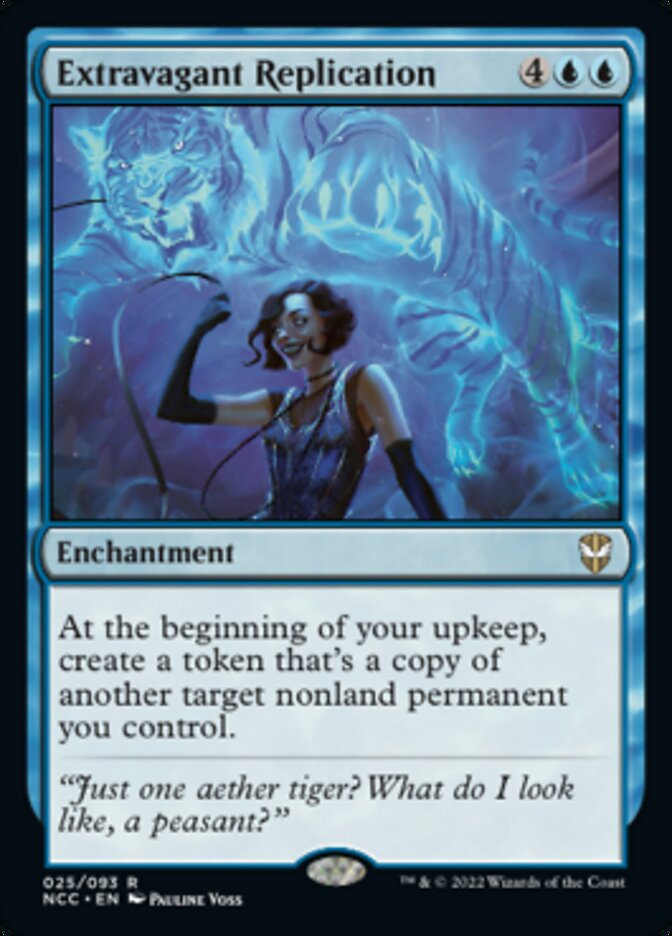 Extravagant Replication [Streets of New Capenna Commander] | Jomio and Rueliete's Cards and Comics