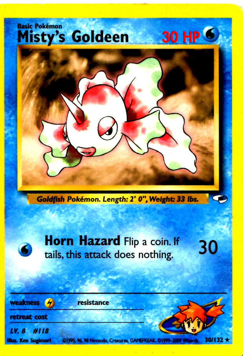 Misty's Goldeen (30/132) [Gym Heroes Unlimited] | Jomio and Rueliete's Cards and Comics