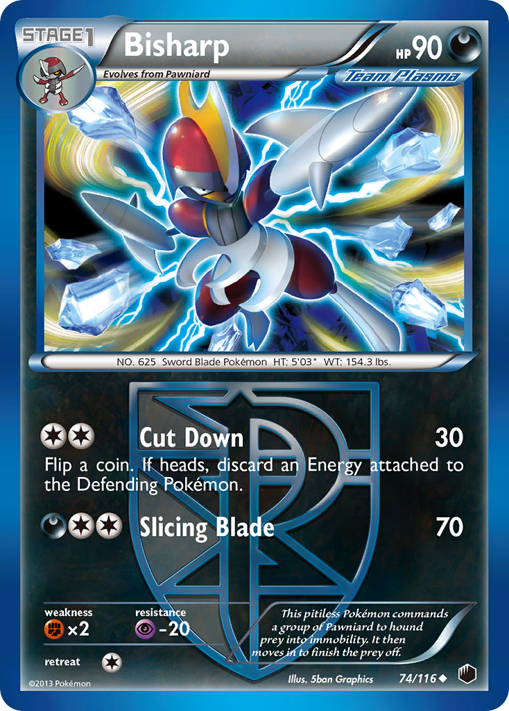 Bisharp (74/116) [Black & White: Plasma Freeze] | Jomio and Rueliete's Cards and Comics