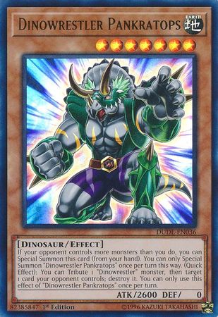 Dinowrestler Pankratops [DUDE-EN036] Ultra Rare | Jomio and Rueliete's Cards and Comics