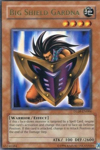 Big Shield Gardna (Green) [DL09-EN004] Rare | Jomio and Rueliete's Cards and Comics