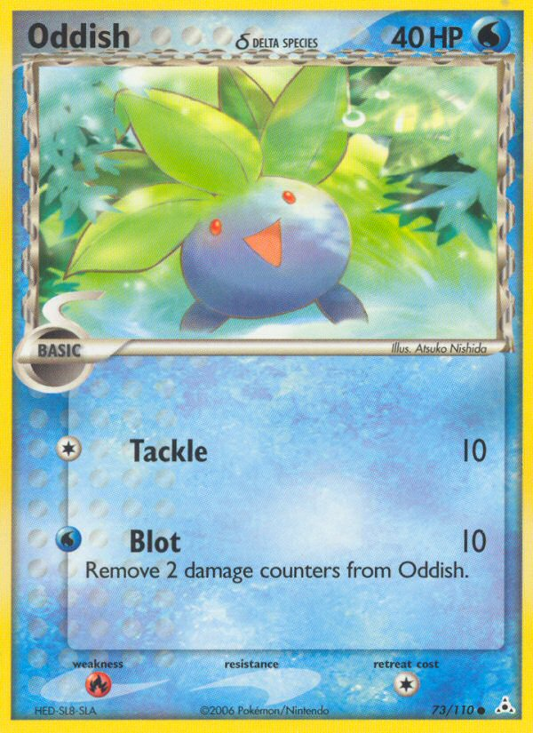 Oddish (73/110) (Delta Species) [EX: Holon Phantoms] | Jomio and Rueliete's Cards and Comics