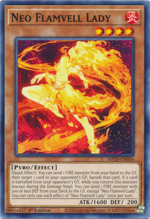 Neo Flamvell Lady [MP20-EN056] Common | Jomio and Rueliete's Cards and Comics