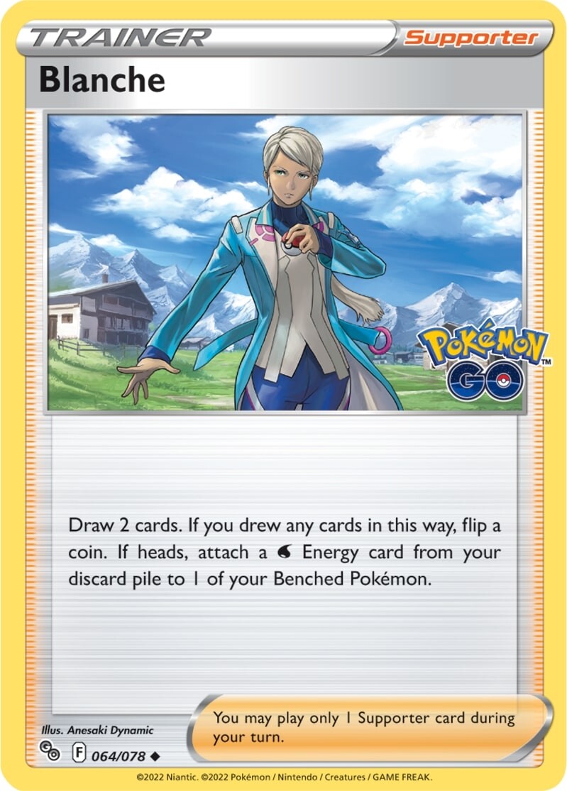 Blanche (064/078) [Pokémon GO] | Jomio and Rueliete's Cards and Comics