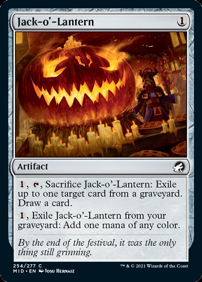 Jack-o'-Lantern [Innistrad: Midnight Hunt] | Jomio and Rueliete's Cards and Comics