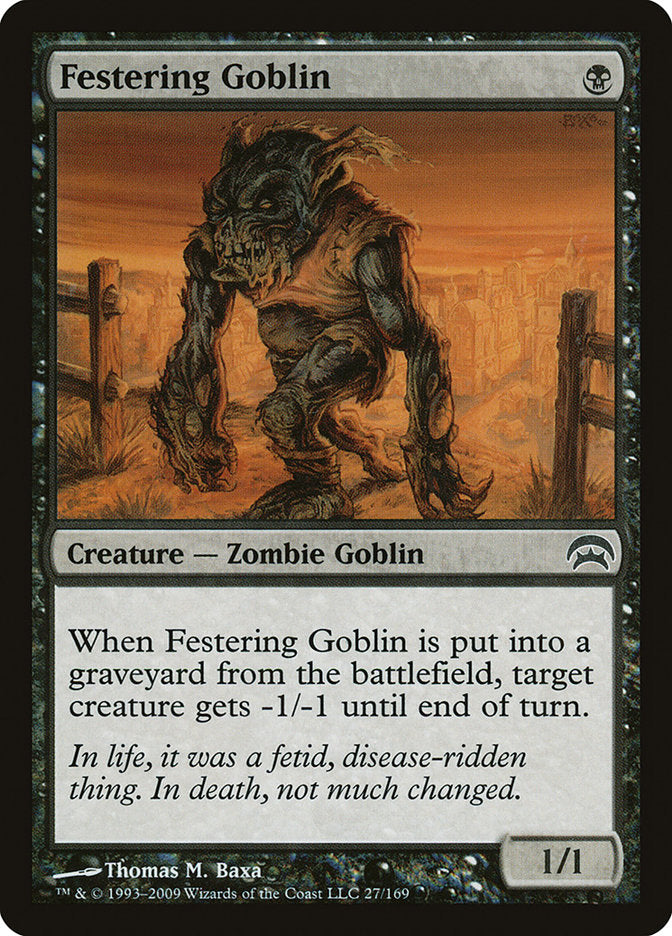 Festering Goblin [Planechase] | Jomio and Rueliete's Cards and Comics