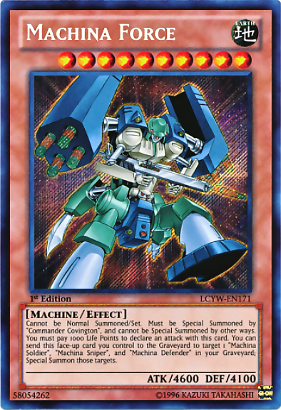 Machina Force [LCYW-EN171] Secret Rare | Jomio and Rueliete's Cards and Comics