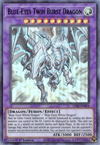 Blue-Eyes Twin Burst Dragon (Blue) [LDS2-EN019] Ultra Rare | Jomio and Rueliete's Cards and Comics