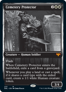 Cemetery Protector [Innistrad: Double Feature] | Jomio and Rueliete's Cards and Comics