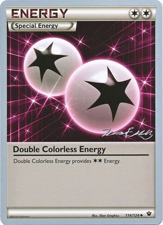 Double Colorless Energy (114/124) (Bebe - Jesper Eriksen) [World Championships 2016] | Jomio and Rueliete's Cards and Comics