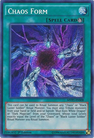 Chaos Form [MVP1-ENS08] Secret Rare | Jomio and Rueliete's Cards and Comics