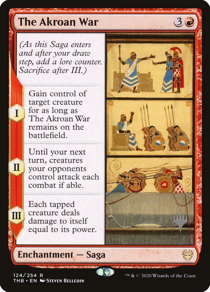 The Akroan War (Promo Pack) [Theros Beyond Death Promos] | Jomio and Rueliete's Cards and Comics