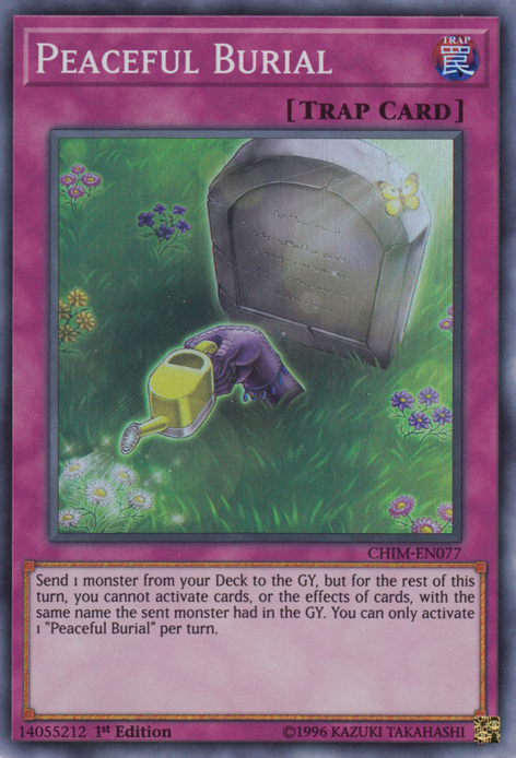 Peaceful Burial [CHIM-EN077] Super Rare | Jomio and Rueliete's Cards and Comics