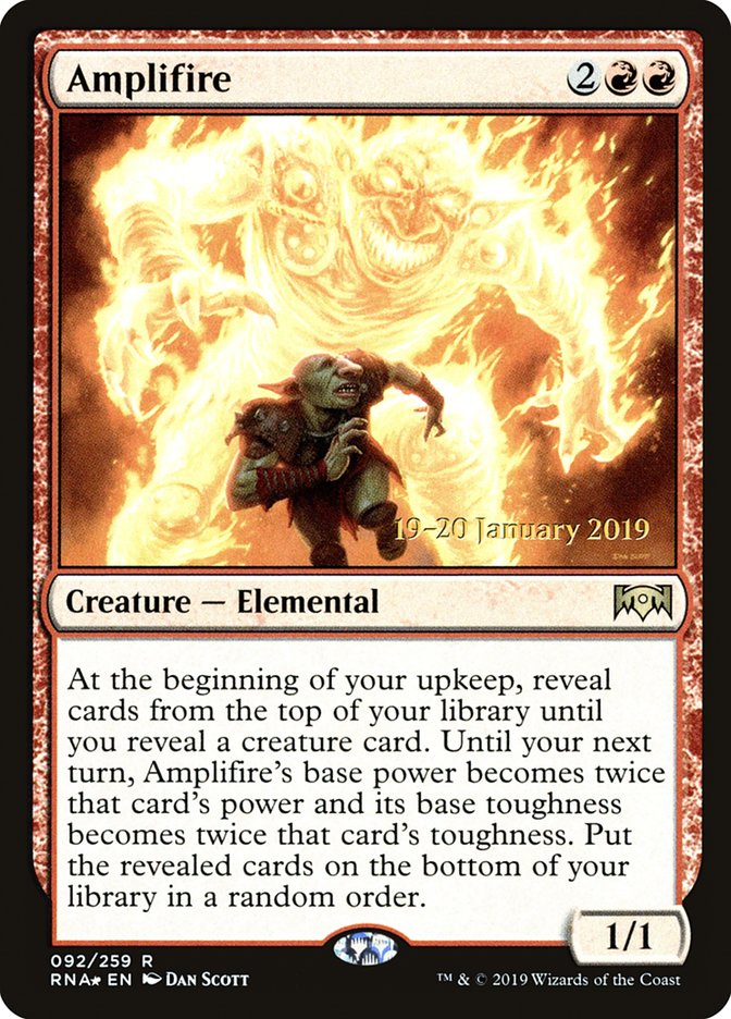 Amplifire [Ravnica Allegiance Prerelease Promos] | Jomio and Rueliete's Cards and Comics