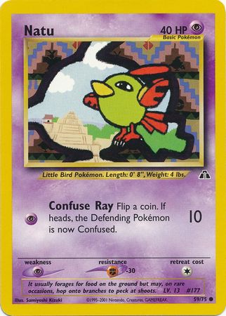 Natu (59/75) [Neo Discovery Unlimited] | Jomio and Rueliete's Cards and Comics