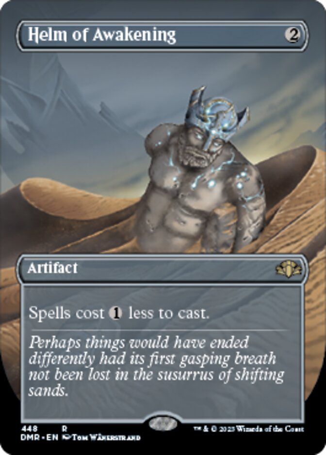 Helm of Awakening (Borderless Alternate Art) [Dominaria Remastered] | Jomio and Rueliete's Cards and Comics