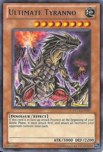 Ultimate Tyranno (Blue) [DL13-EN010] Rare | Jomio and Rueliete's Cards and Comics