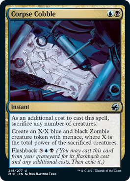 Corpse Cobble [Innistrad: Midnight Hunt] | Jomio and Rueliete's Cards and Comics