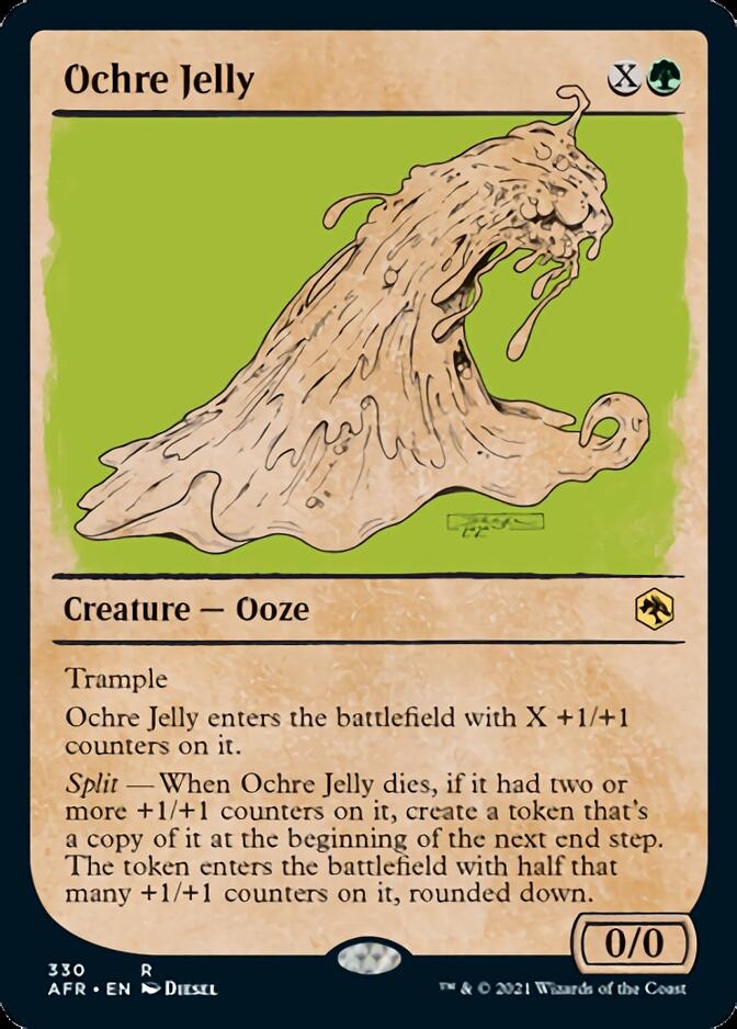 Ochre Jelly (Showcase) [Dungeons & Dragons: Adventures in the Forgotten Realms] | Jomio and Rueliete's Cards and Comics