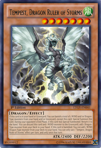 Tempest, Dragon Ruler of Storms [LTGY-EN041] Rare | Jomio and Rueliete's Cards and Comics
