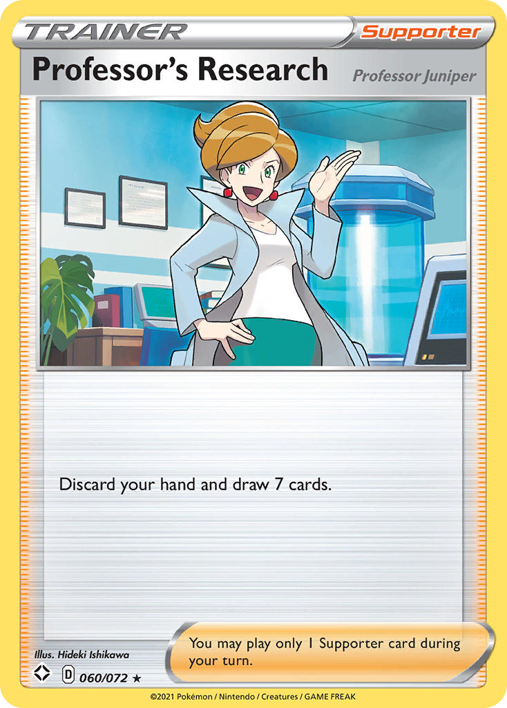 Professor's Research (060/072) (Professor Juniper) [Sword & Shield: Shining Fates] | Jomio and Rueliete's Cards and Comics