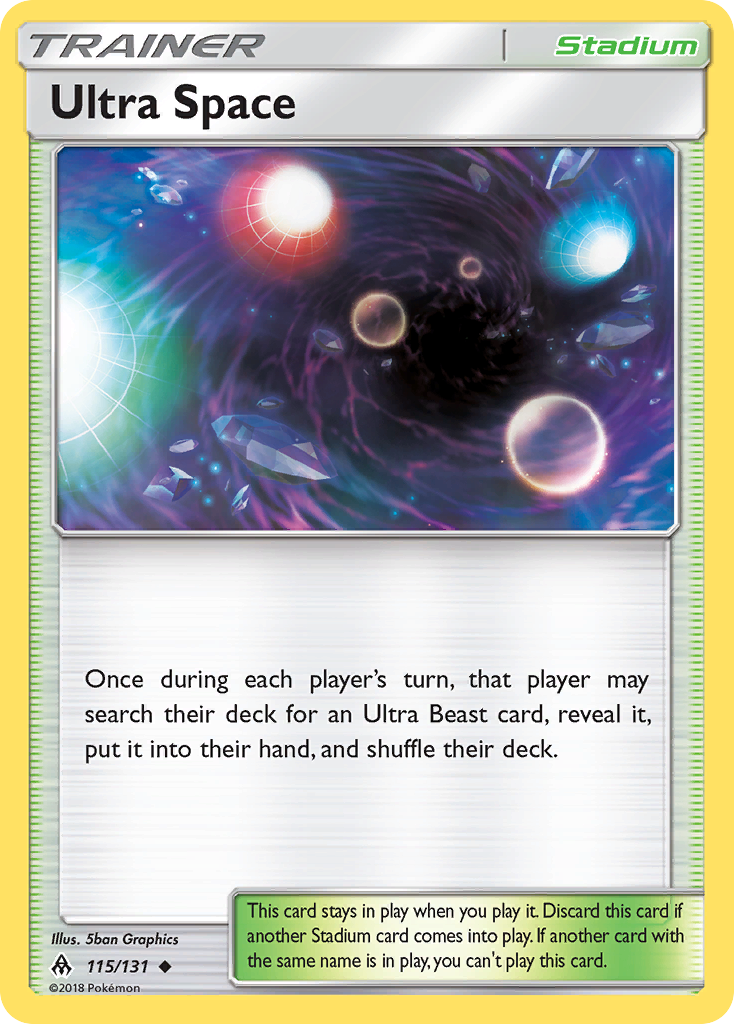Ultra Space (115/131) [Sun & Moon: Forbidden Light] | Jomio and Rueliete's Cards and Comics