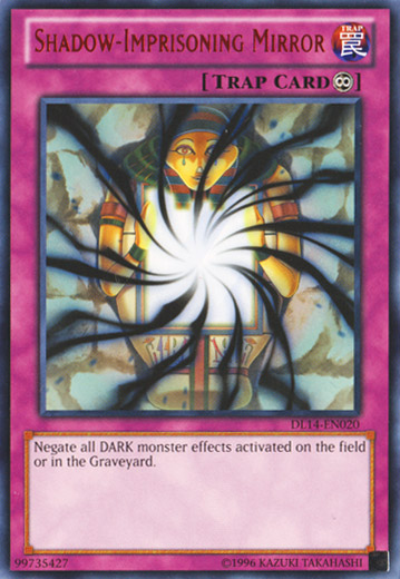 Shadow-Imprisoning Mirror (Red) [DL14-EN020] Rare | Jomio and Rueliete's Cards and Comics