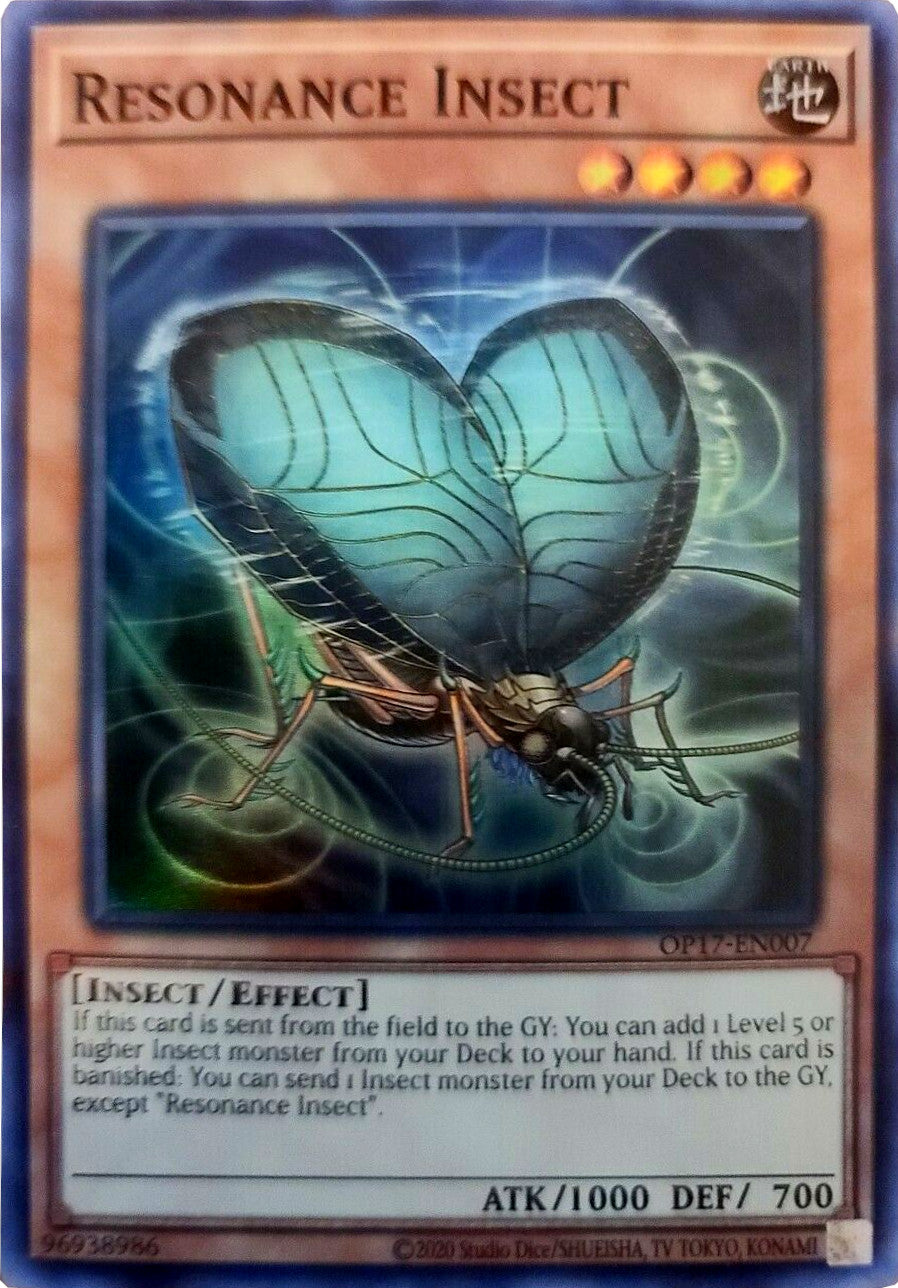Resonance Insect [OP17-EN007] Super Rare | Jomio and Rueliete's Cards and Comics