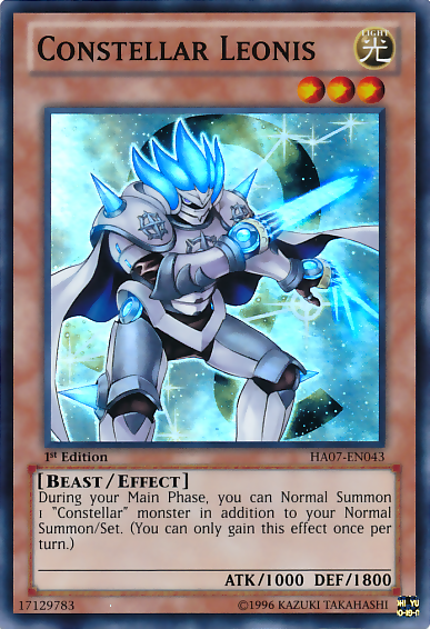 Constellar Leonis [HA07-EN043] Super Rare | Jomio and Rueliete's Cards and Comics