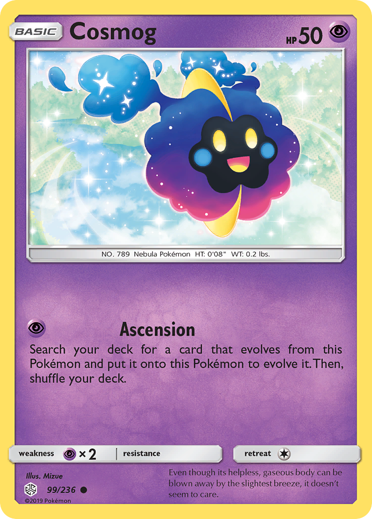 Cosmog (99/236) [Sun & Moon: Cosmic Eclipse] | Jomio and Rueliete's Cards and Comics