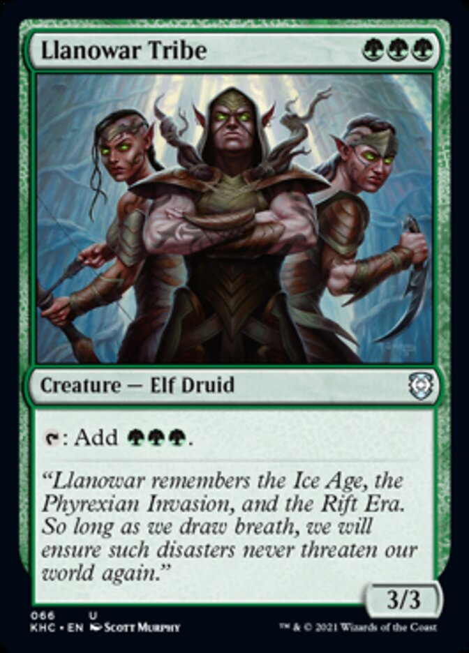 Llanowar Tribe [Kaldheim Commander] | Jomio and Rueliete's Cards and Comics