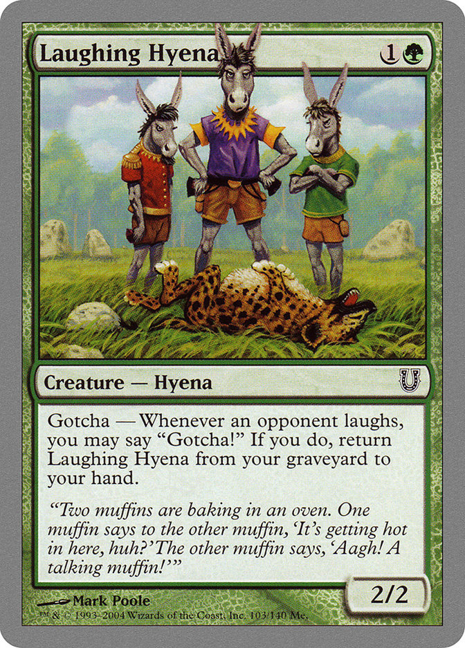 Laughing Hyena [Unhinged] | Jomio and Rueliete's Cards and Comics