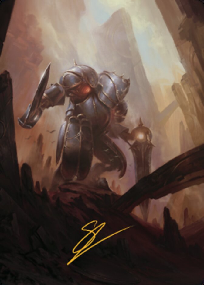 Mountain Art Card (Gold-Stamped Signature) [The Brothers' War Art Series] | Jomio and Rueliete's Cards and Comics
