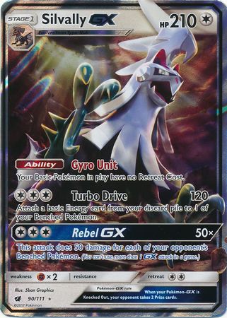 Silvally GX (90/111) (Jumbo Card) [Sun & Moon: Crimson Invasion] | Jomio and Rueliete's Cards and Comics