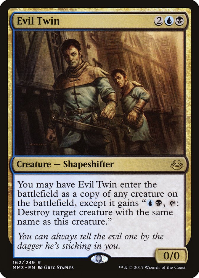 Evil Twin [Modern Masters 2017] | Jomio and Rueliete's Cards and Comics