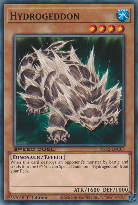 Hydrogeddon [SGX2-ENC03] Common | Jomio and Rueliete's Cards and Comics