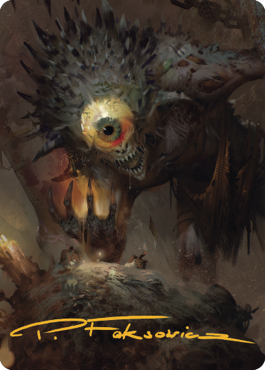 Nothic Art Card (Gold-Stamped Signature) [Commander Legends: Battle for Baldur's Gate Art Series] | Jomio and Rueliete's Cards and Comics
