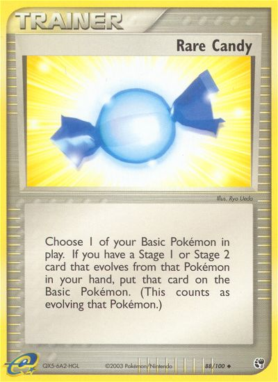 Rare Candy (88/100) [EX: Sandstorm] | Jomio and Rueliete's Cards and Comics