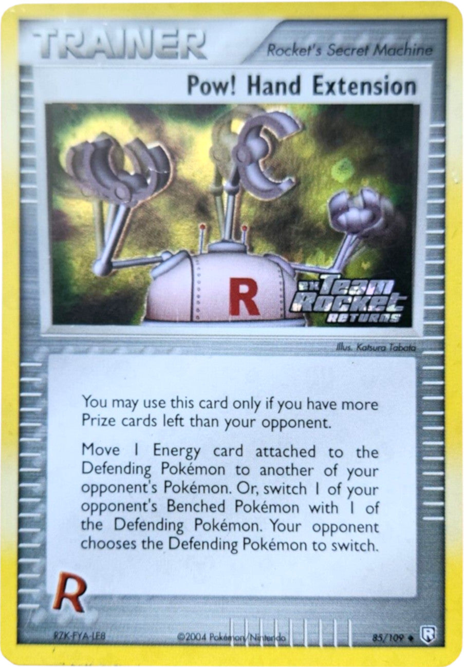 Pow! Hand Extension (85/109) (Stamped) [EX: Team Rocket Returns] | Jomio and Rueliete's Cards and Comics