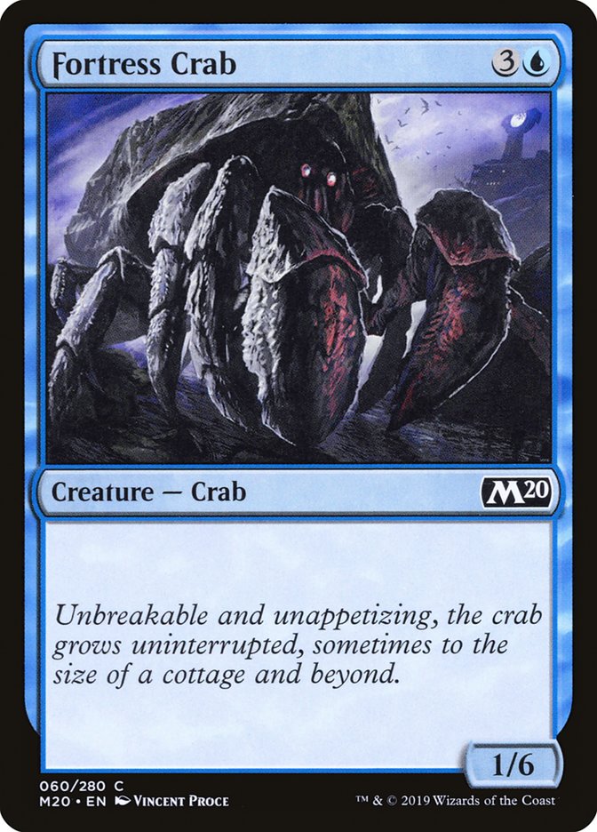 Fortress Crab [Core Set 2020] | Jomio and Rueliete's Cards and Comics