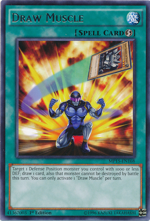 Draw Muscle [MP15-EN168] Rare | Jomio and Rueliete's Cards and Comics