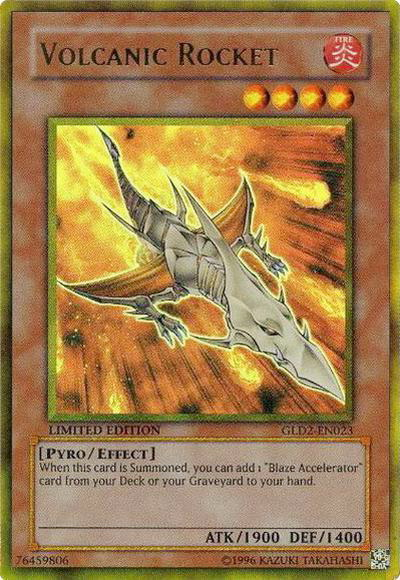 Volcanic Rocket [GLD2-EN023] Ultra Rare | Jomio and Rueliete's Cards and Comics