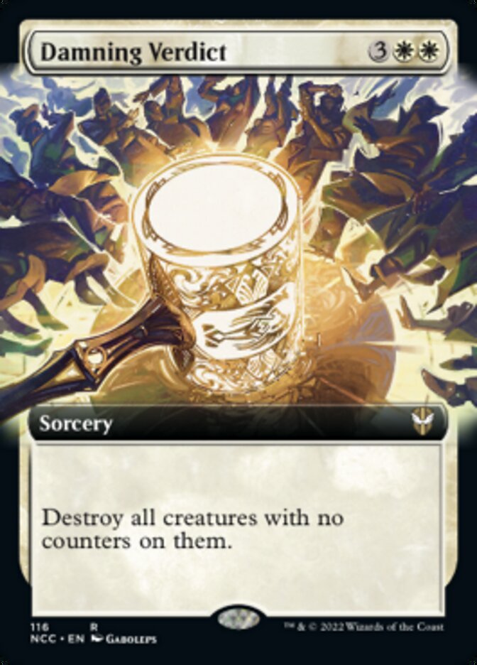 Damning Verdict (Extended Art) [Streets of New Capenna Commander] | Jomio and Rueliete's Cards and Comics