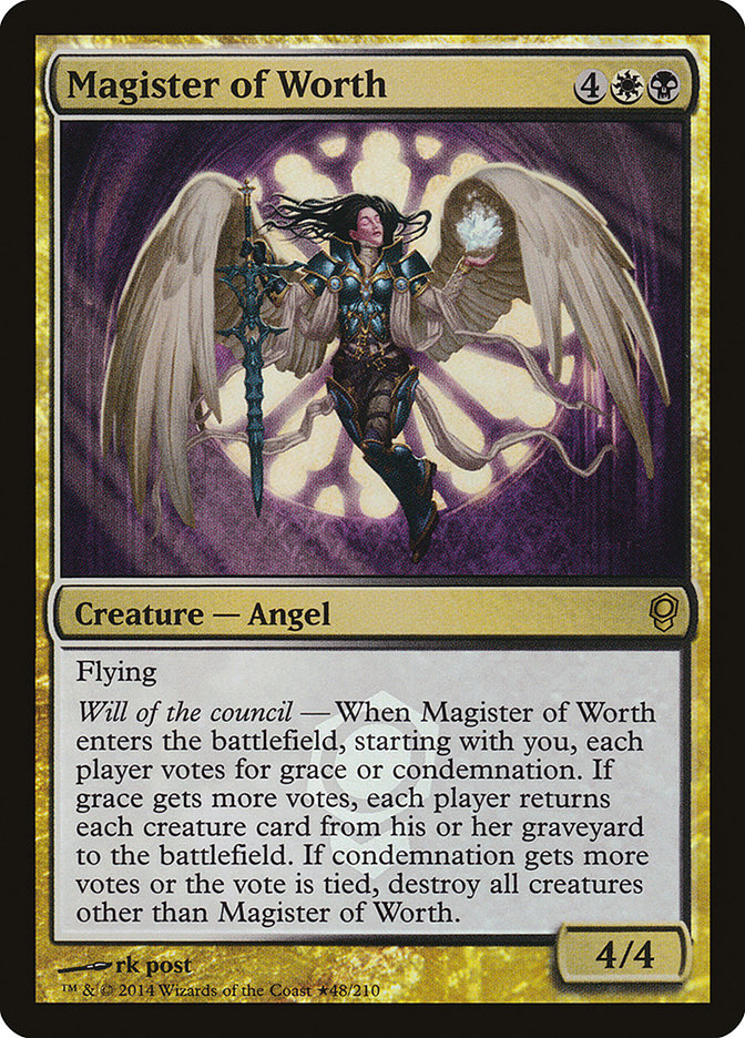 Magister of Worth (Launch) [Conspiracy Promos] | Jomio and Rueliete's Cards and Comics